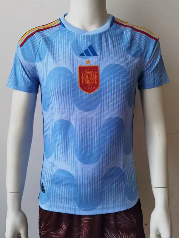AAA Quality Spain 2022 World Cup Away Soccer Jersey(Player)